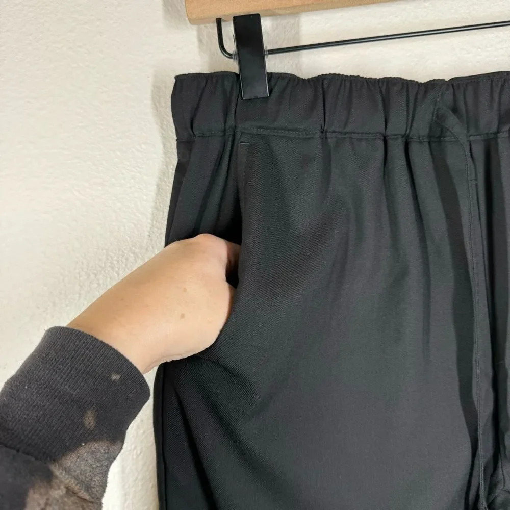 WILDFANG The Empower Drawstring Pants Black Pull On Drawstring Waistband Small - Picture 3 of 7